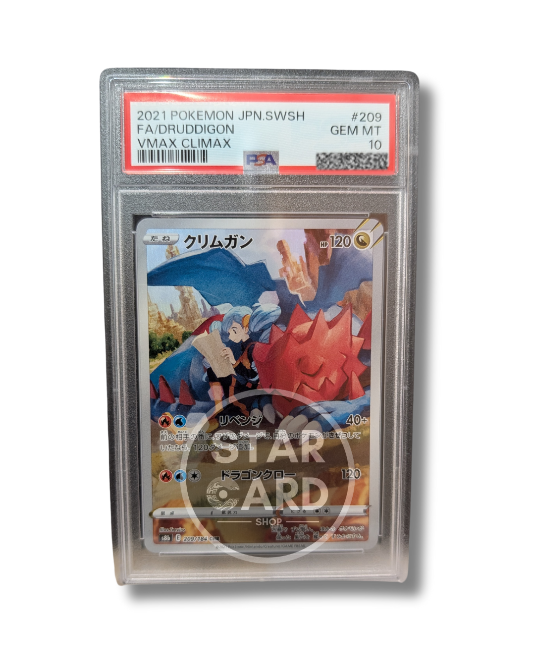 PSA10 DRUDDIGON #209 - VMAX CLIMAX